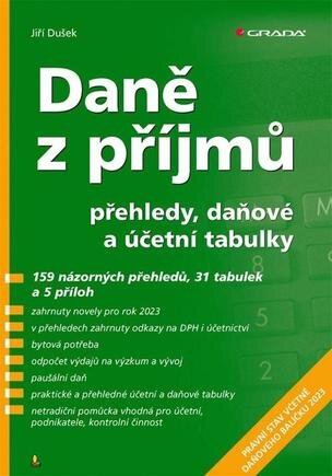 Daně z příjmů - přehledy, daňové a účetní tabulky