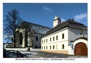 Pohľadnica Kežmarok Bazilika zimná