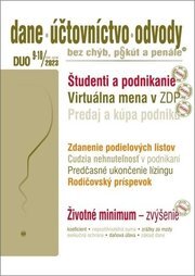 DUO 9-10/2023  – Dane, účtovníctvo, odvody bez chýb, pokút a penále