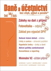 DaÚ č. 5-6/2025 - Zálohy na daň z příjmů