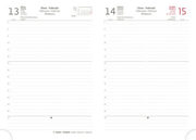 Denní diář 2025 A5 Vario Black design