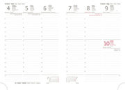 Týdenní diář 2026 A5 Vario Black design