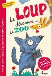 Le loup découvre le Zoo- Je lis, lis-moi- avec autocollants!