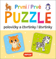 Krabička - První PUZZLE - polovičky a čtvrtinky / Prvé PUZZLE - polovičky a štvrtinky (CZ/SK vydanie)