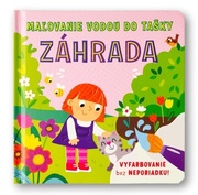 Maľovanie vodou do tašky - Záhrada