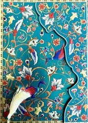 Boncahier-Tapisserie Rayado - Páv   - Luxusní zápisník