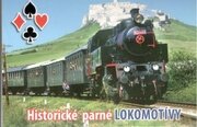 Historické parné lokomotívy (hracie karty)