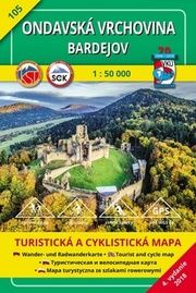 Mapa 105 Ondavská vrchovina Bardejov 1:50000