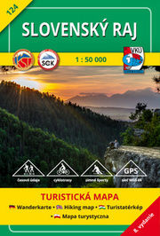 Mapa 124 Slovenský raj 1:50 000 turistická