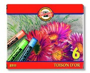 KOH-I-NOOR Sada 6 suchých pastelov Toison D OR