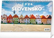 NOTIQUE Stolový kalendár Slovensko 2026, 23,1 x 14,5 cm