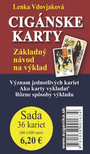 Cigánské karty (sada: karty + brožúrka)