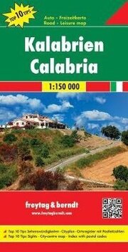 Mapa Kalábria 1:150 000