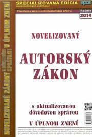 Novelizovaný autorský zákon  20/2014
