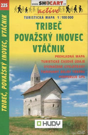 Mapa Tribeč Považský Inovec Vtáčnik 1:100000