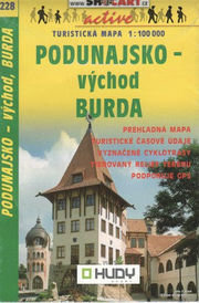 Mapa Podunajsko-východ Burda 1:100000