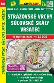 Mapa Strážovské vrchy 1:40 000