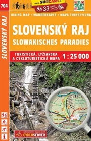 Mapa Slovenský raj 1:25 000     