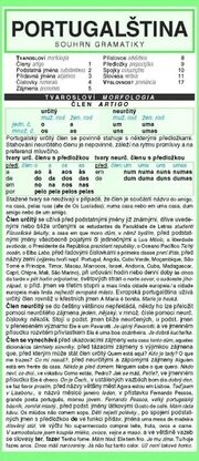 Portugalština - souhrn gramatiky