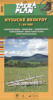 Mapa Kysucké Beskydy 1:50000