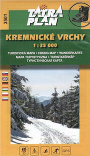Mapa Kremnické vrchy 1:35000