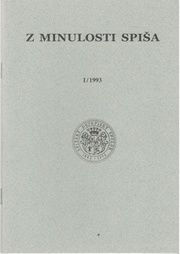 Z minulosti Spiša I/1993