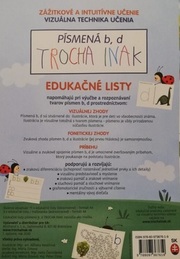 Edukačné listy - Písmená b, d
