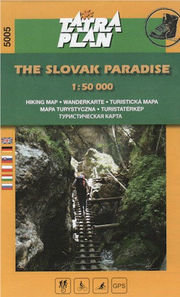 Mapa The Slovak Paradise 1:50 000
