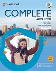 Complete Advanced Student’s Book with Answers with Digital Pack, 3rd edition